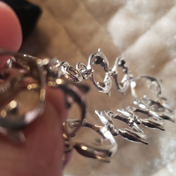 Vintage Silver Dolphin Bracelet - Picture 5 of 5